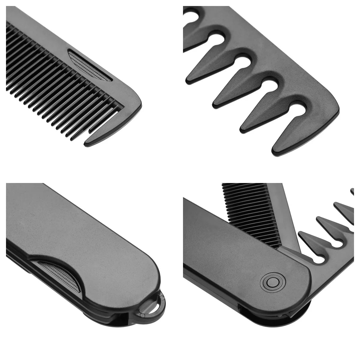 ,,Invictus TitanFold - Multifunktionaler Edelstahl-Taschenkamm"